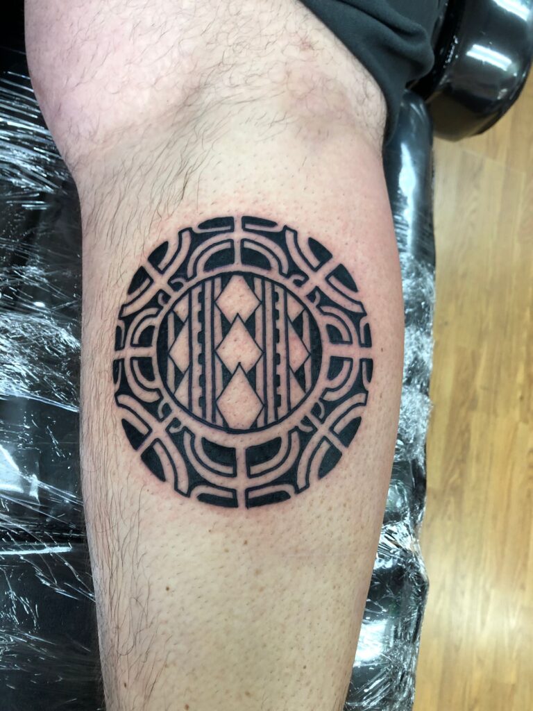 Traditional Polynesian Tattoo On Maui